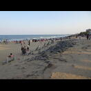 Karfreitag am Strand von Puducherry